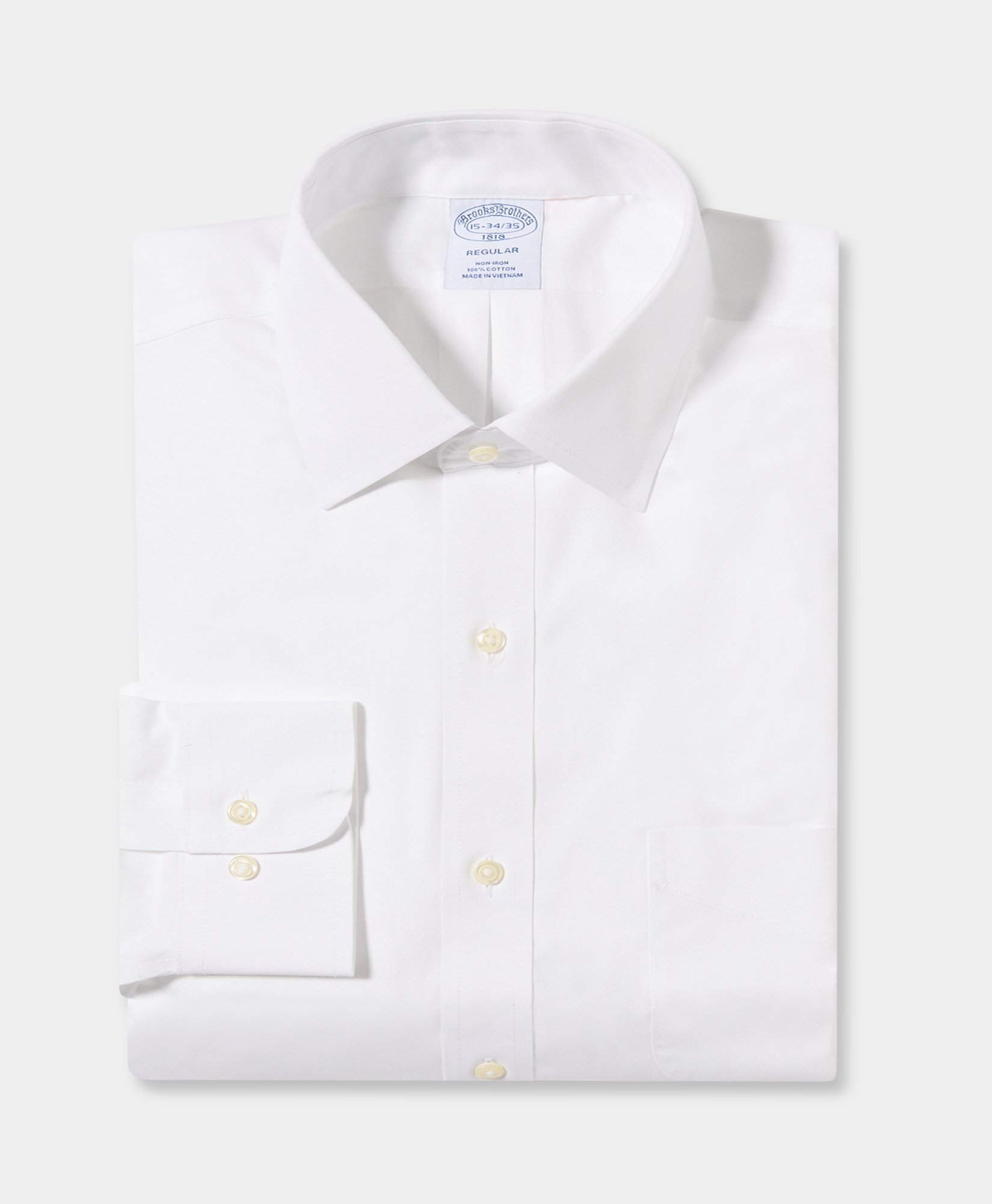 Regular Fit Non-iron Oxford Pinpoint Shirt With Ainsley Collar