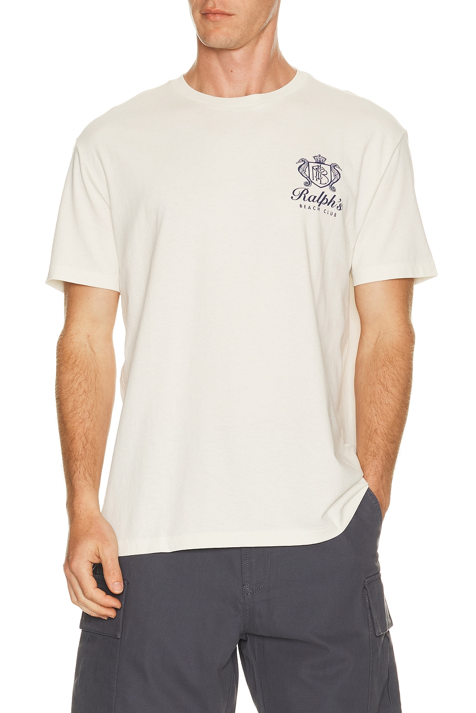 Polo Ralph Lauren Beach Club Print T-Shirt in White
