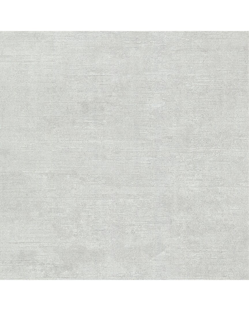 A-Street Prints Tanso Silver Textured Wallpaper