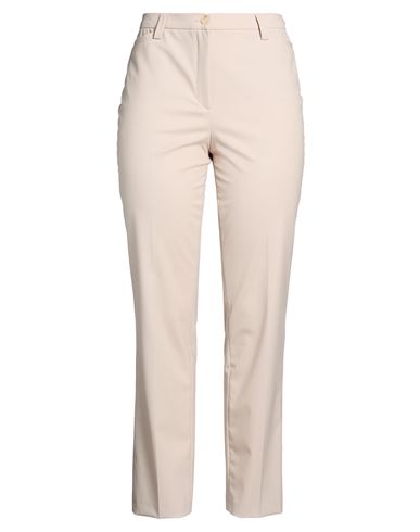 Woman Pants Beige Size 12 Recycled polyester, Wool, Elastane