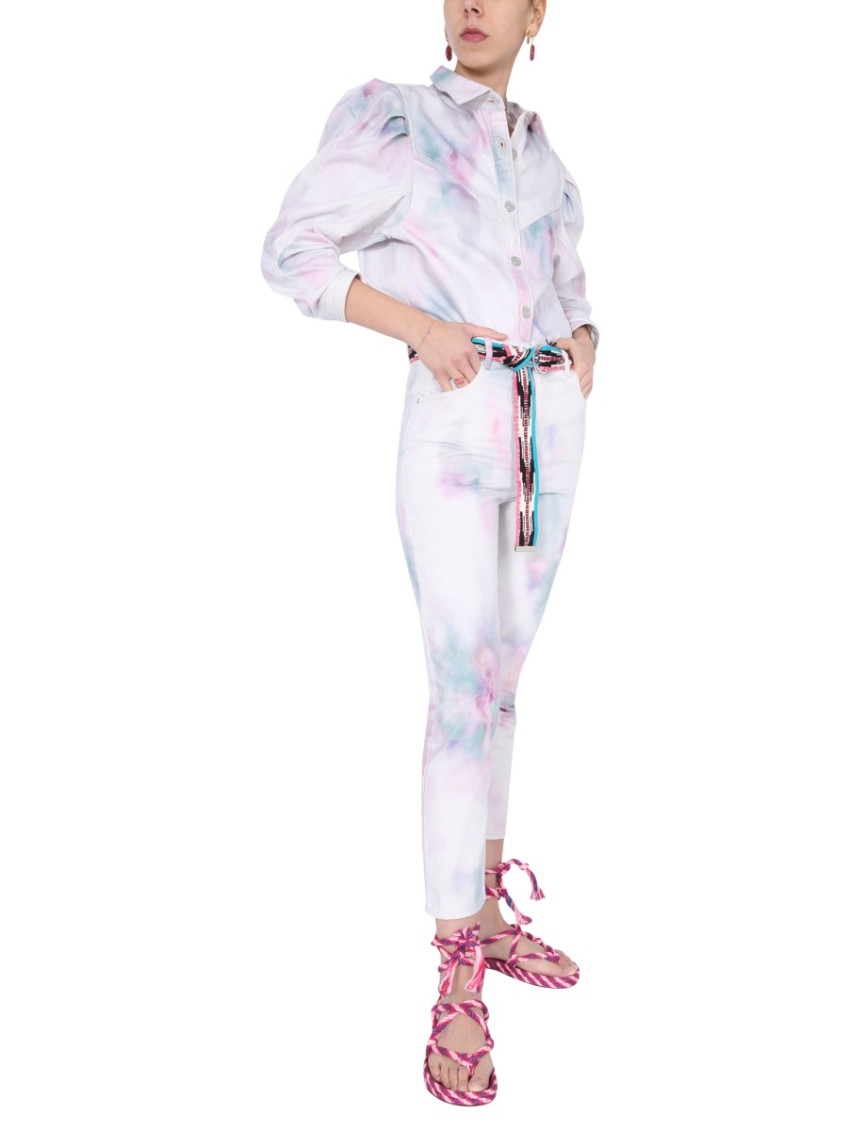 Tie-dye Effect Jeans