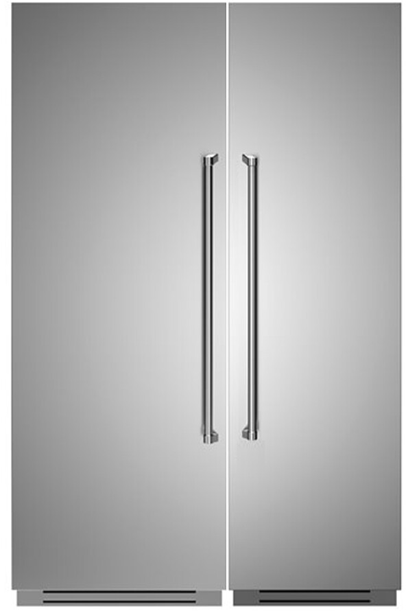 Bertazzoni Master Side-by-Side Column Set with 24" Refrigerator and 30" Freezer in Stainless Steel BERTREFFRMA