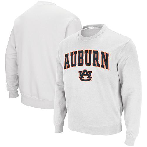 Officially Licensed Men's Auburn Tigers Arch & Logo Sweatshirt