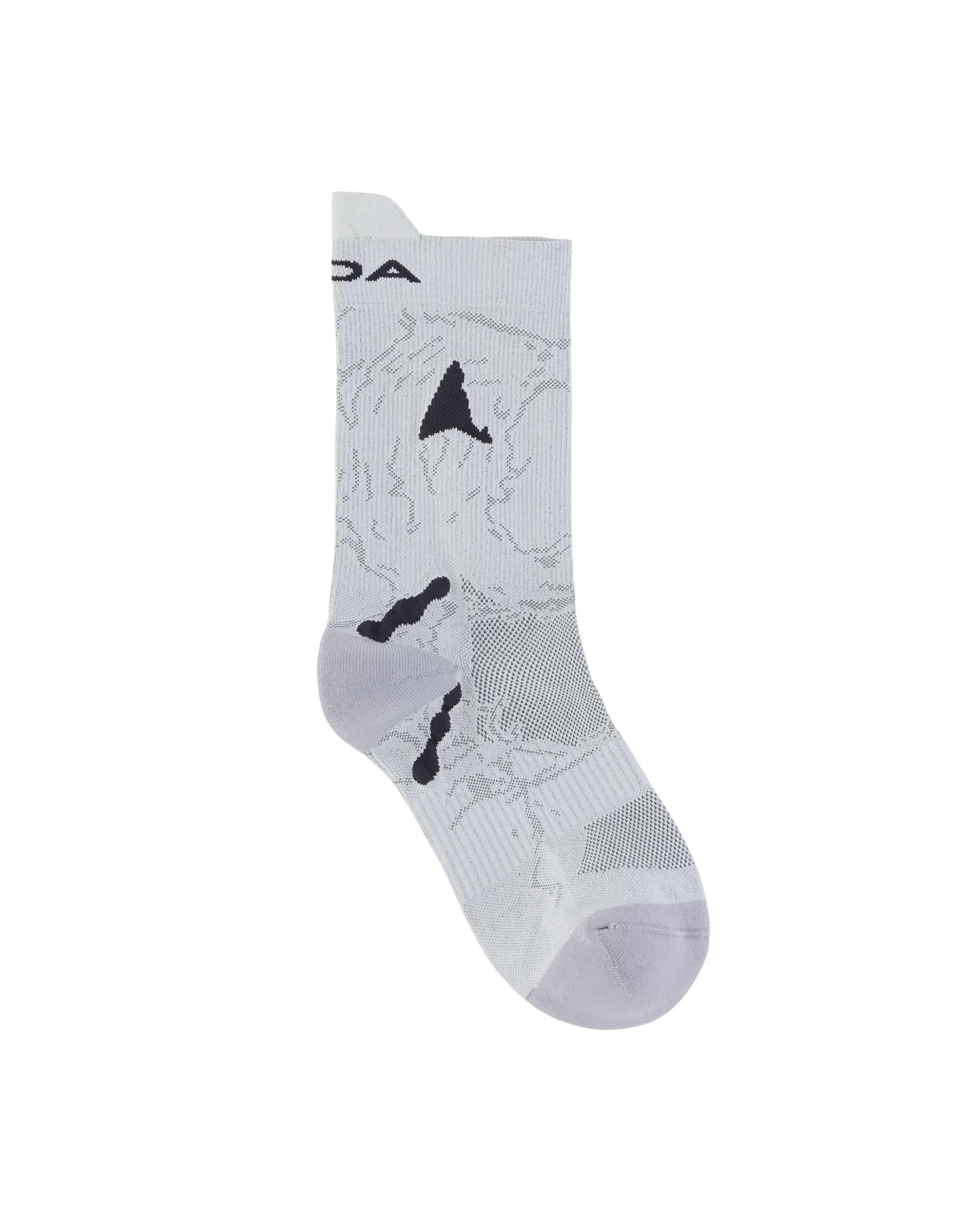 ROA Ryli Q Skin Technical Crew Socks White Underwear Unisex