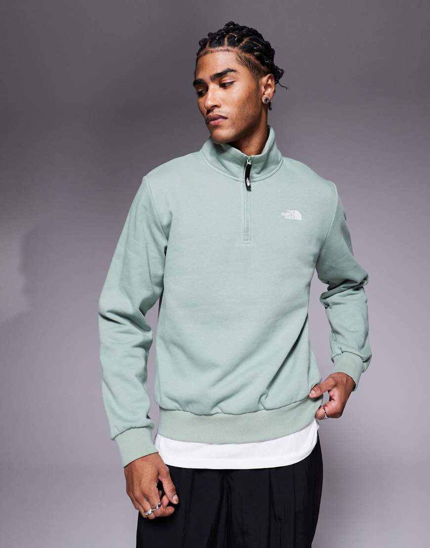 Evolution quater Zip in green