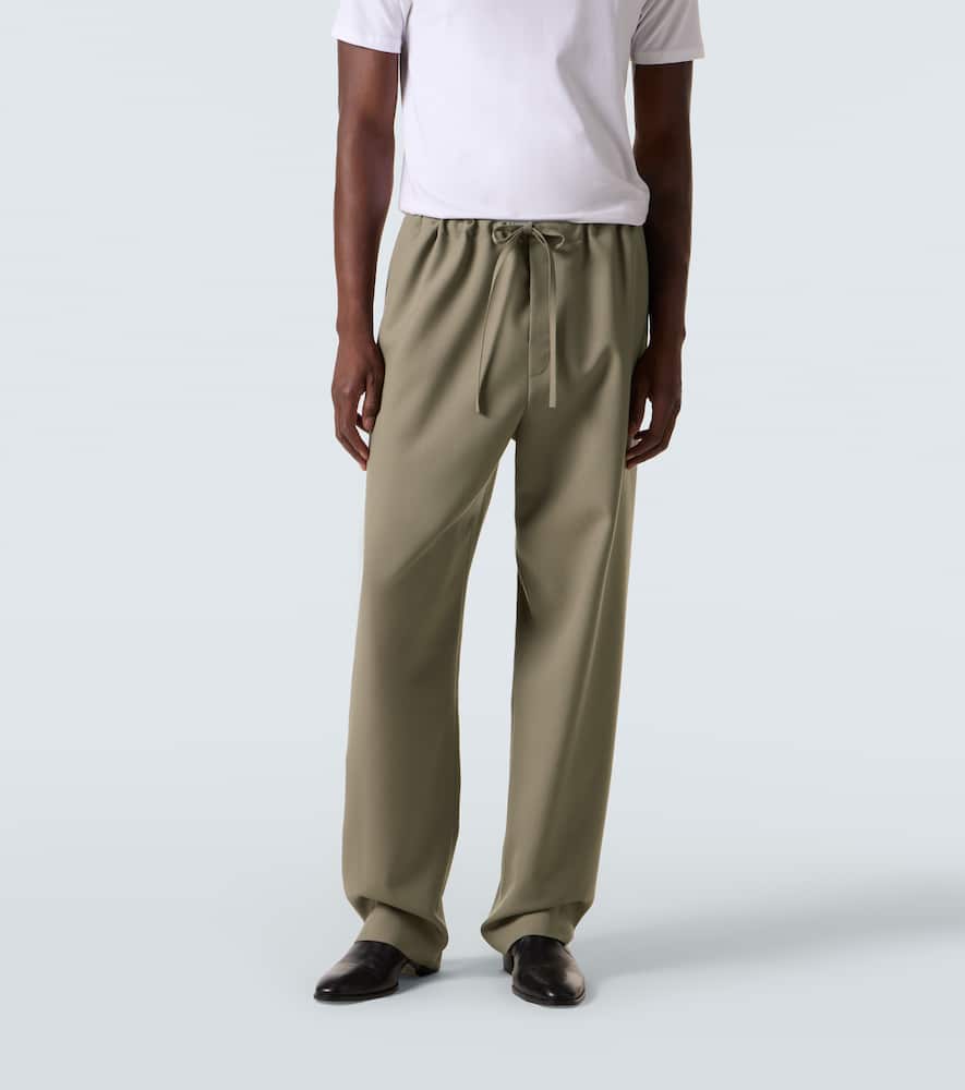 Benjamin wool straight pants