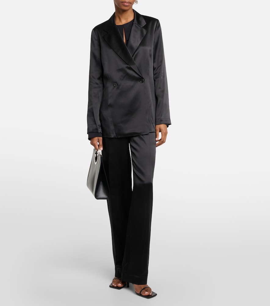 Joubert silk satin jacket