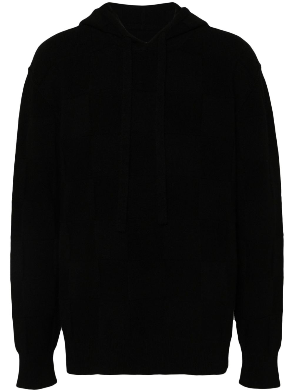 Checkerboard hoodie - Black