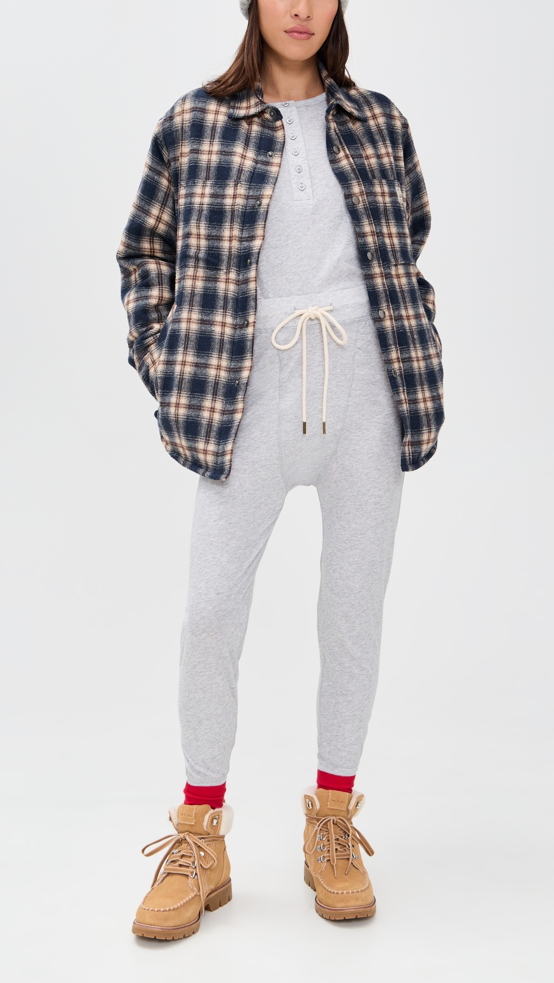 The Long John Pants Heather Grey