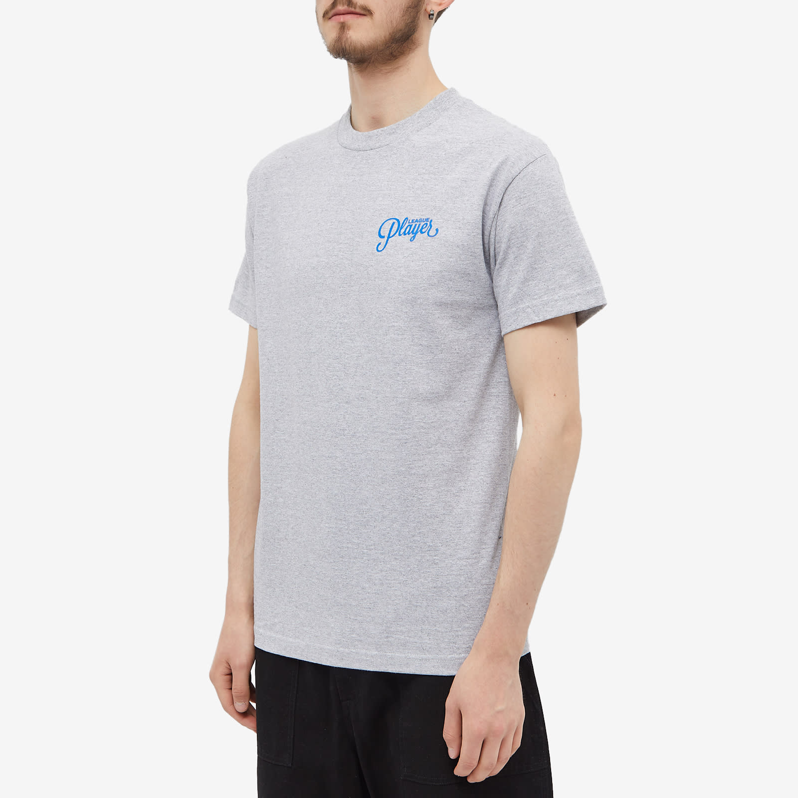 Men's Techno Camo League Player T-Shirt in Heather Grey, Size X-Large 