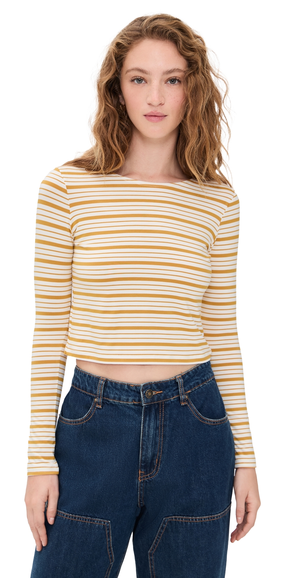 Chloe Tee Autumn Stripe