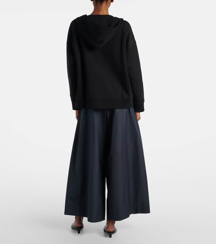 Gufo cotton poplin wide-leg pants