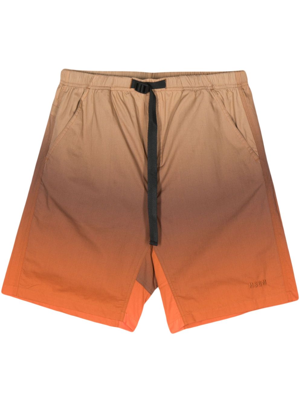 Gradient-effect bermuda shorts - Blue