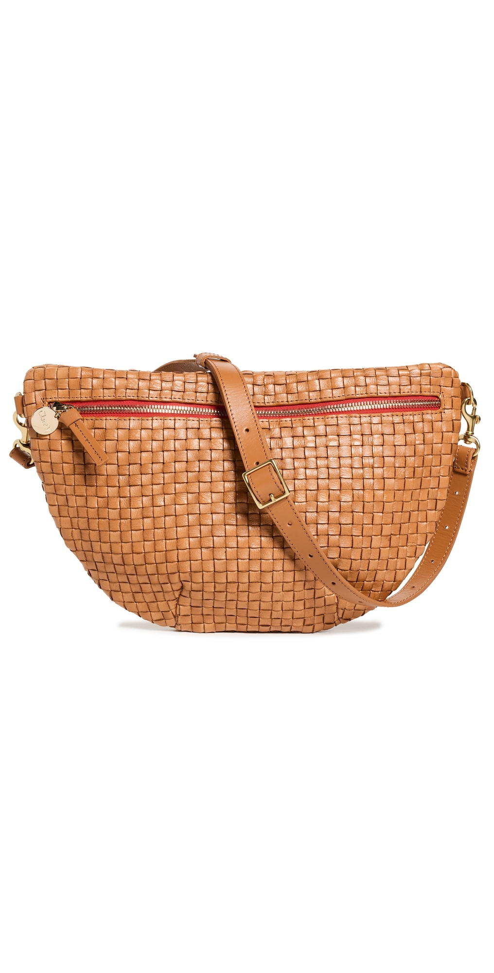 Grande Belt Bag Natural Woven Checker One Size