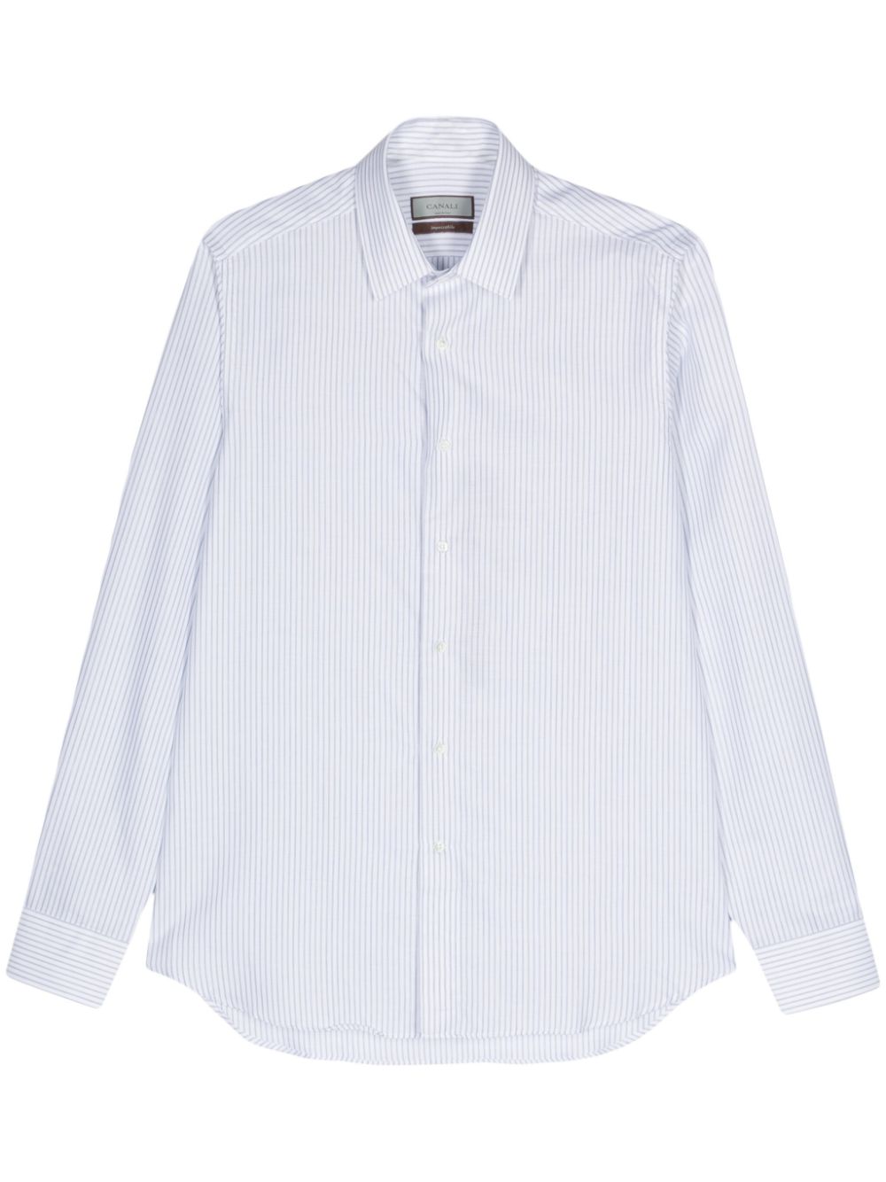 Striped cotton shirt - Blue