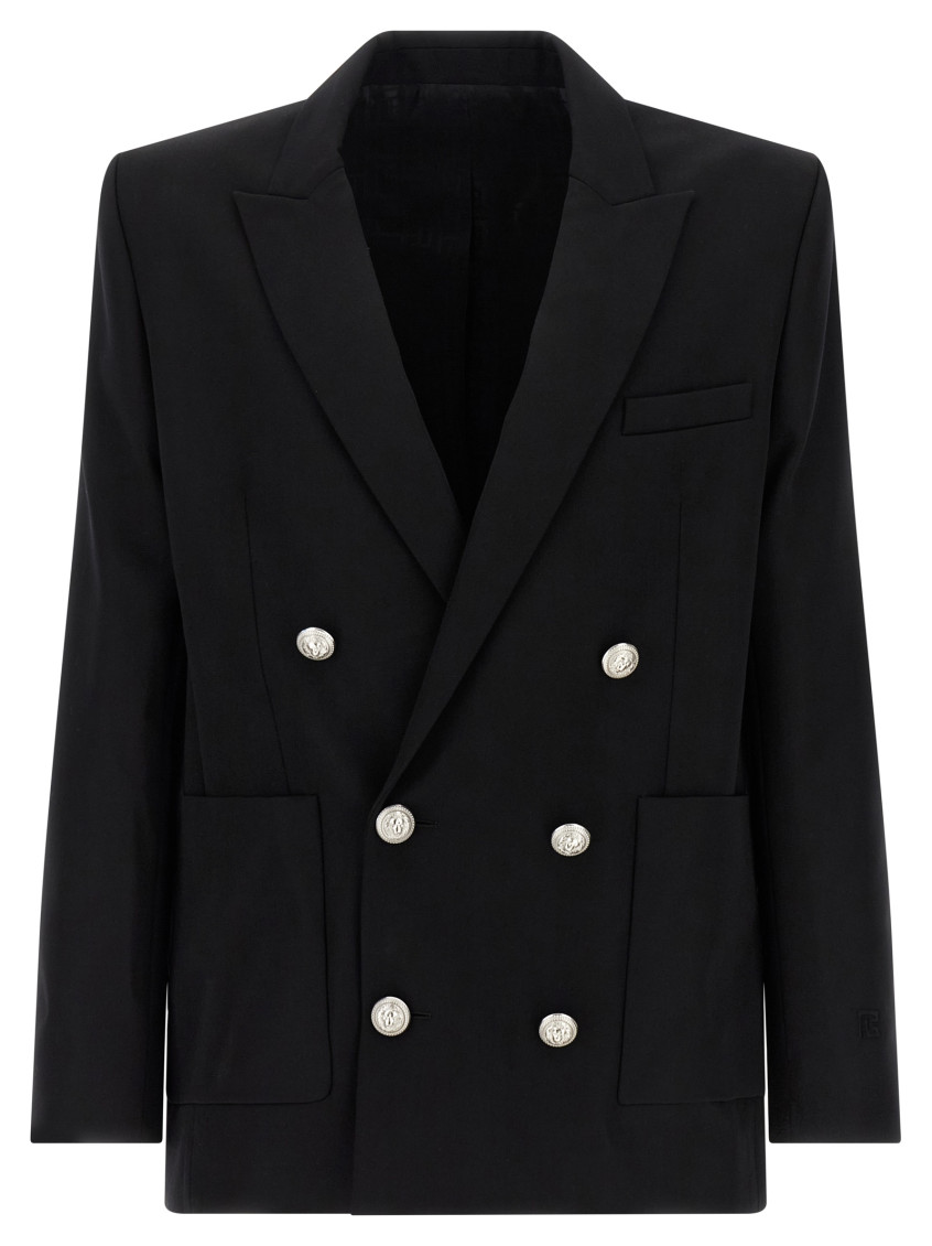 Black Virgin Wool Blazer