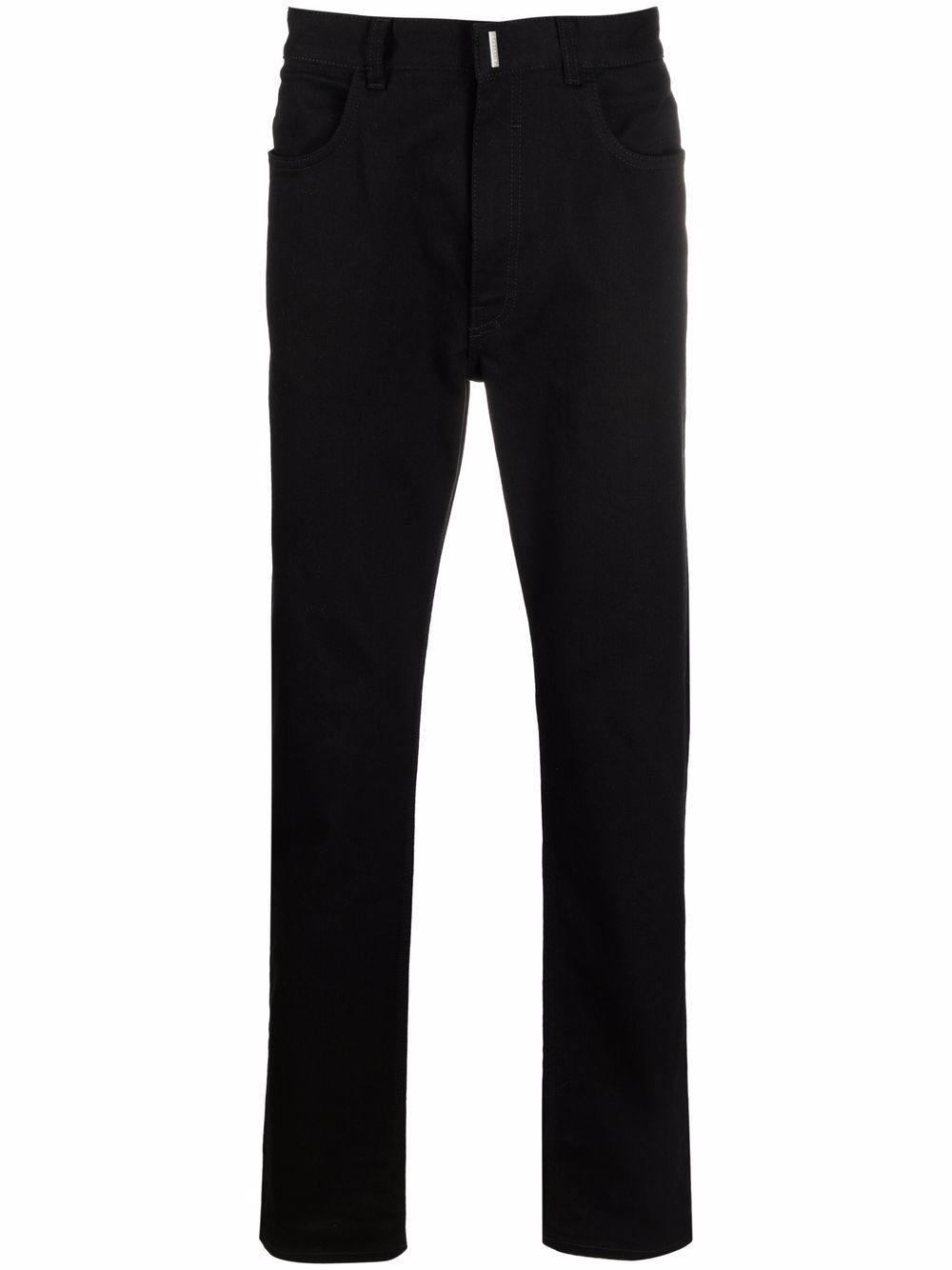 High-rise slim-fit jeans - Black