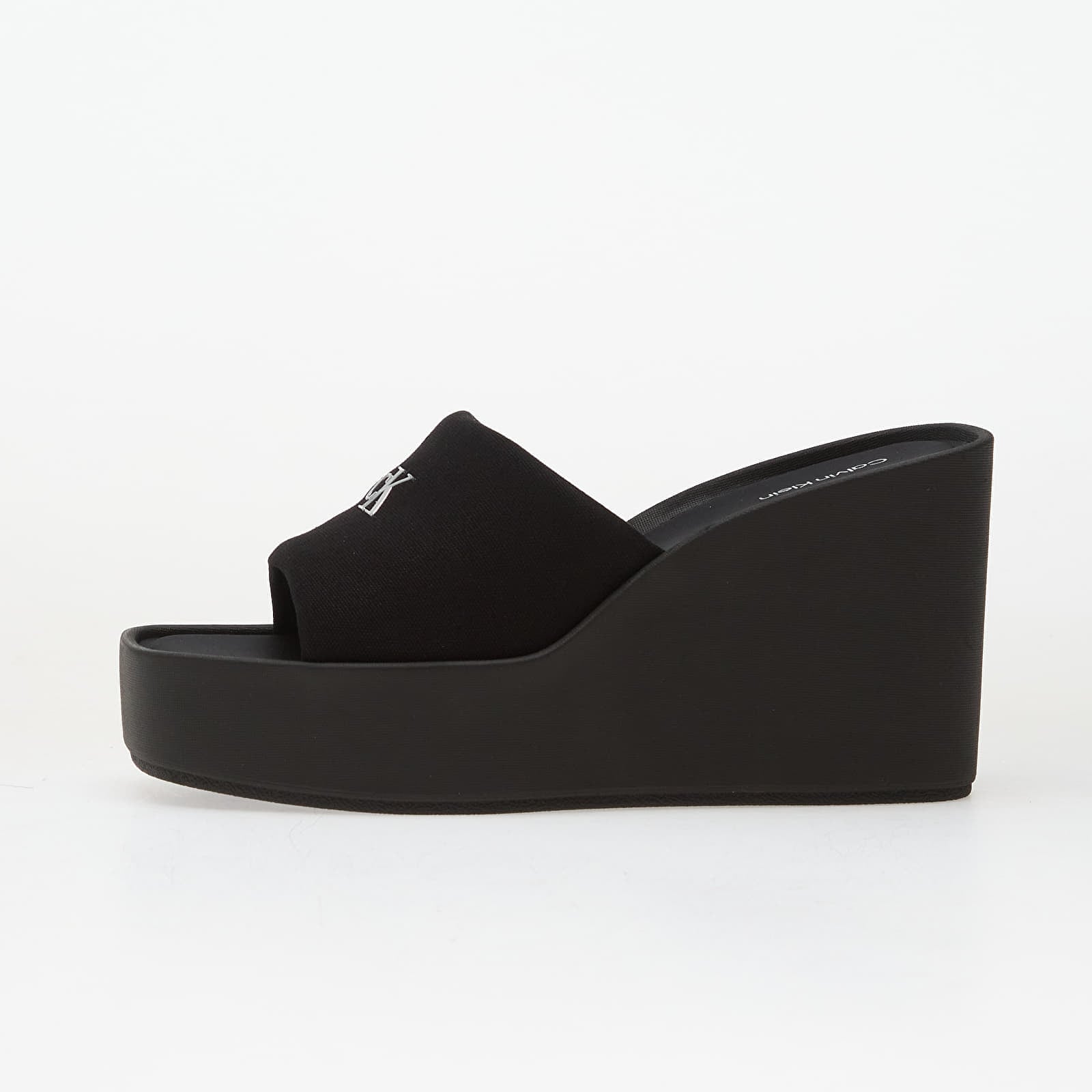 Calvin Klein Wedge 70 Sandal Canv Black
