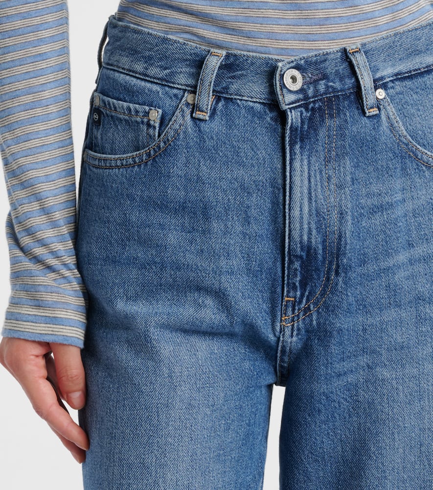 Kora mid-rise wide-leg jeans