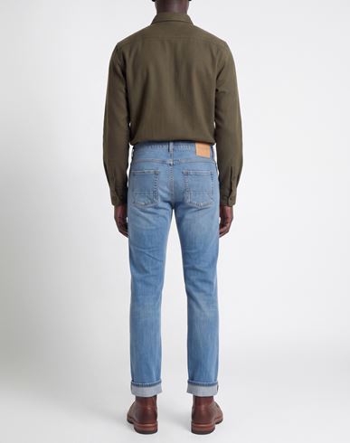 Man Jeans Blue Size 30 Cotton, Elastane