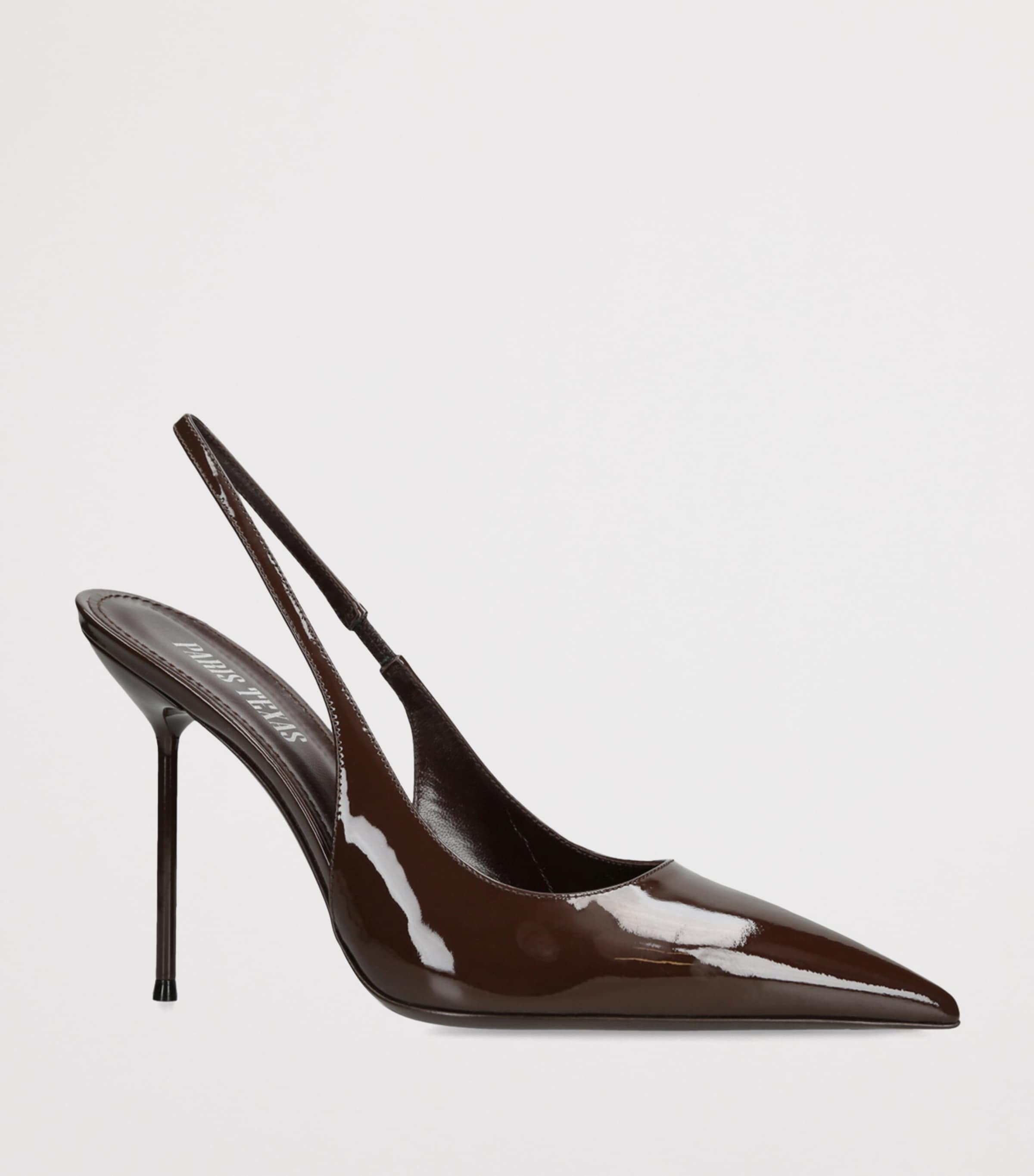 Patent Leather Lidia Slingback Pumps 105