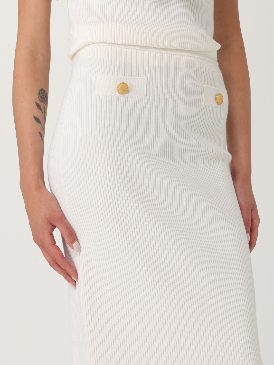 Skirt Woman color White
