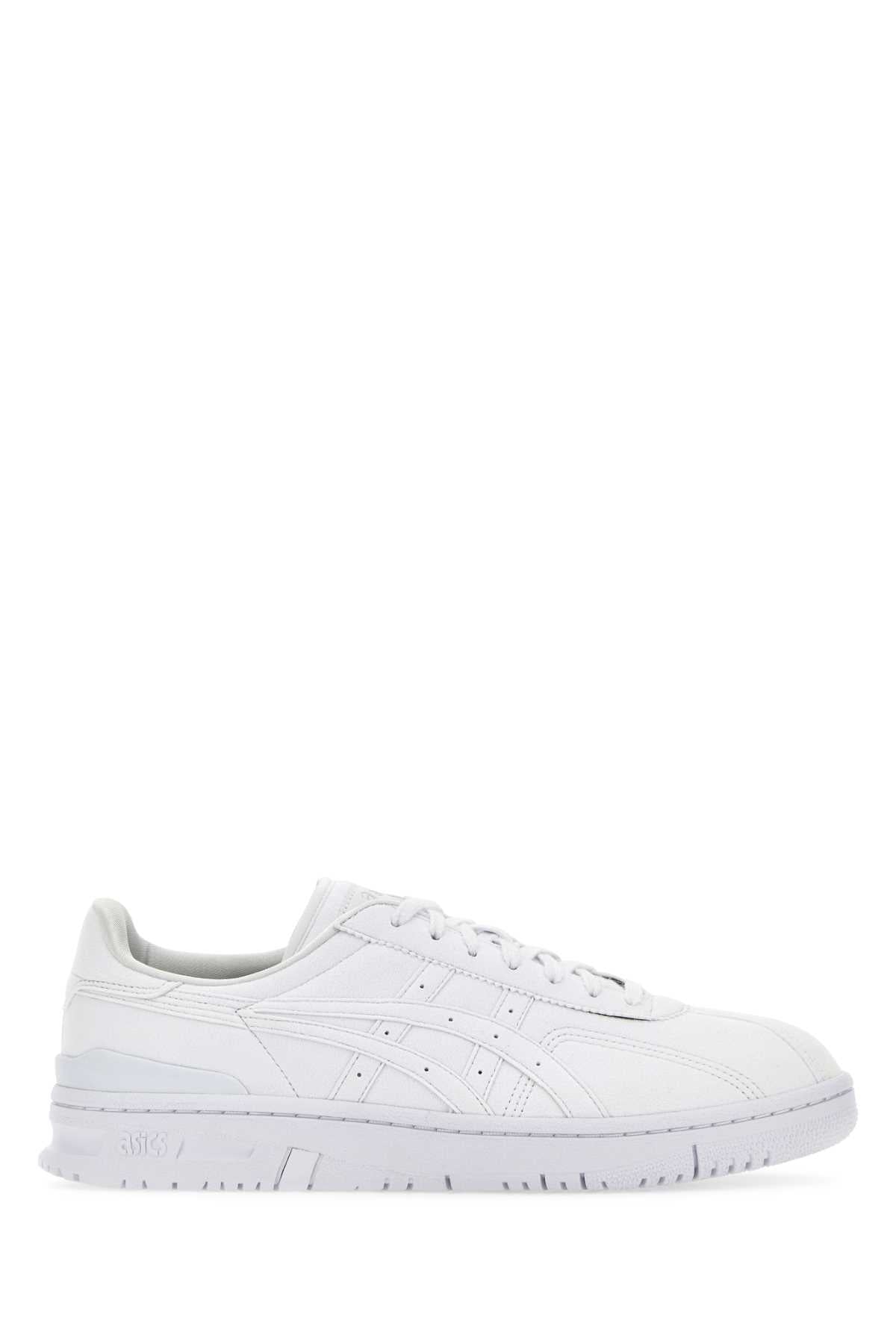Low-Top Fabric Sneaker — White