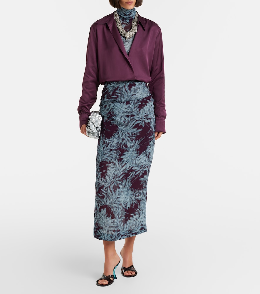 Celindra satin shirt