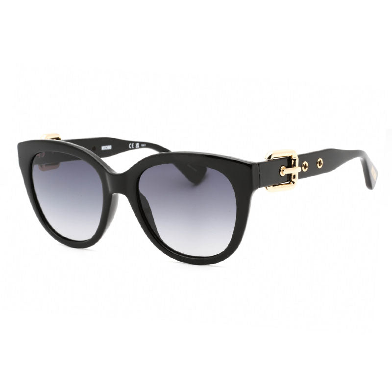 Square Full Rim Sunglasses — Black