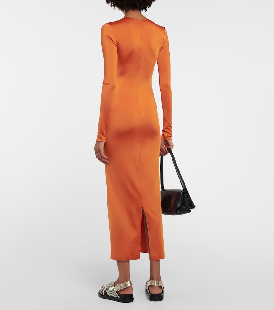 Jersey midi dress