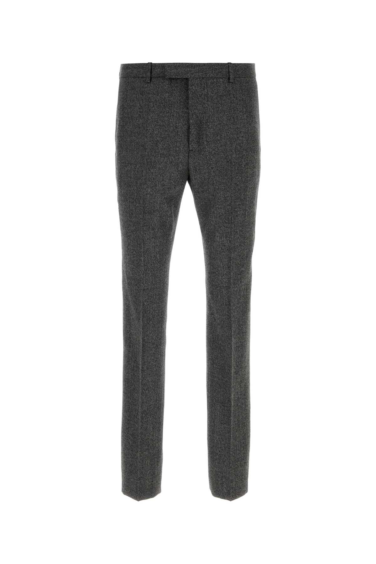 Mouliné Wool Trousers