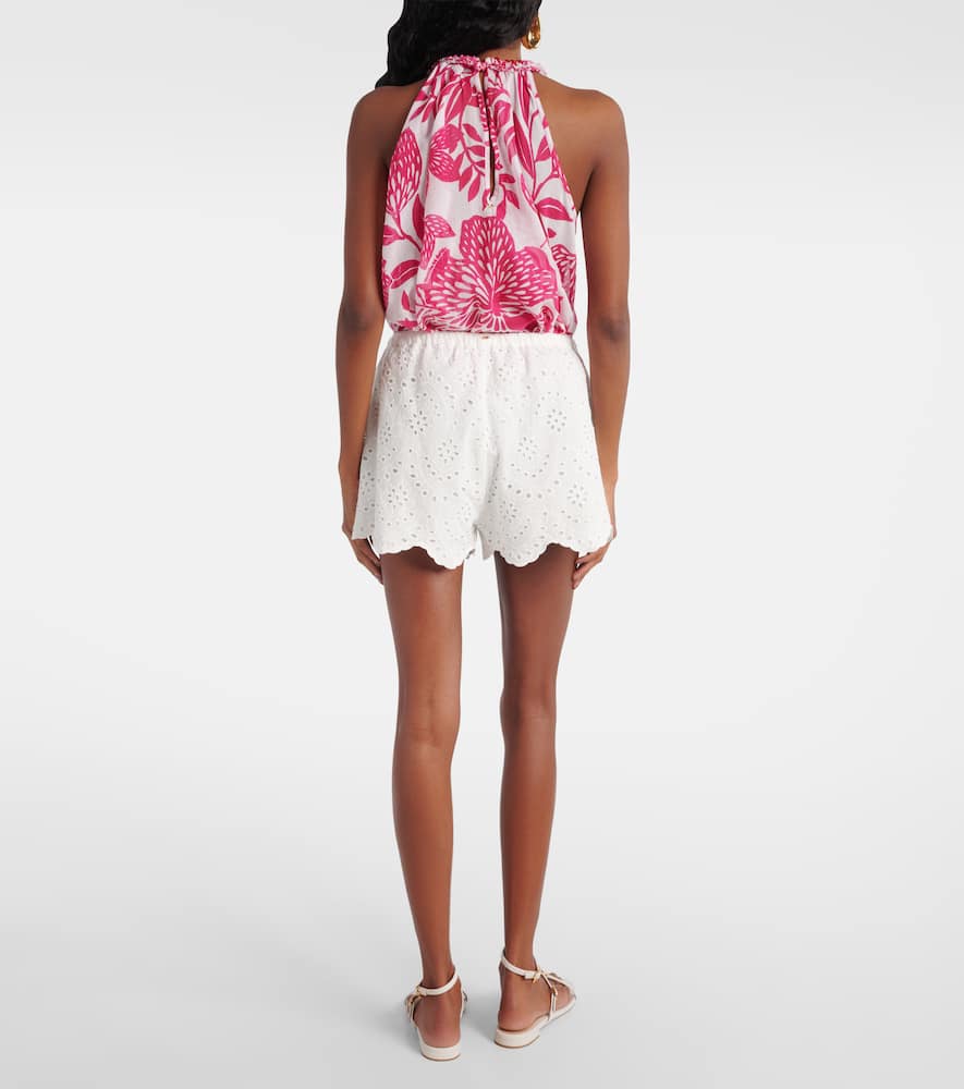 Cruse broderie anglaise cotton shorts