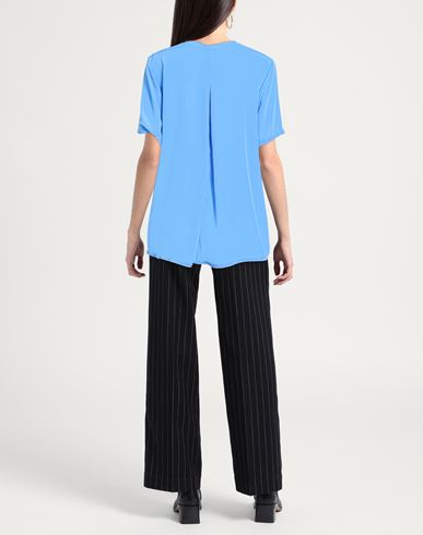 Woman Top Light blue Size 4 Polyester, Recycled polyester