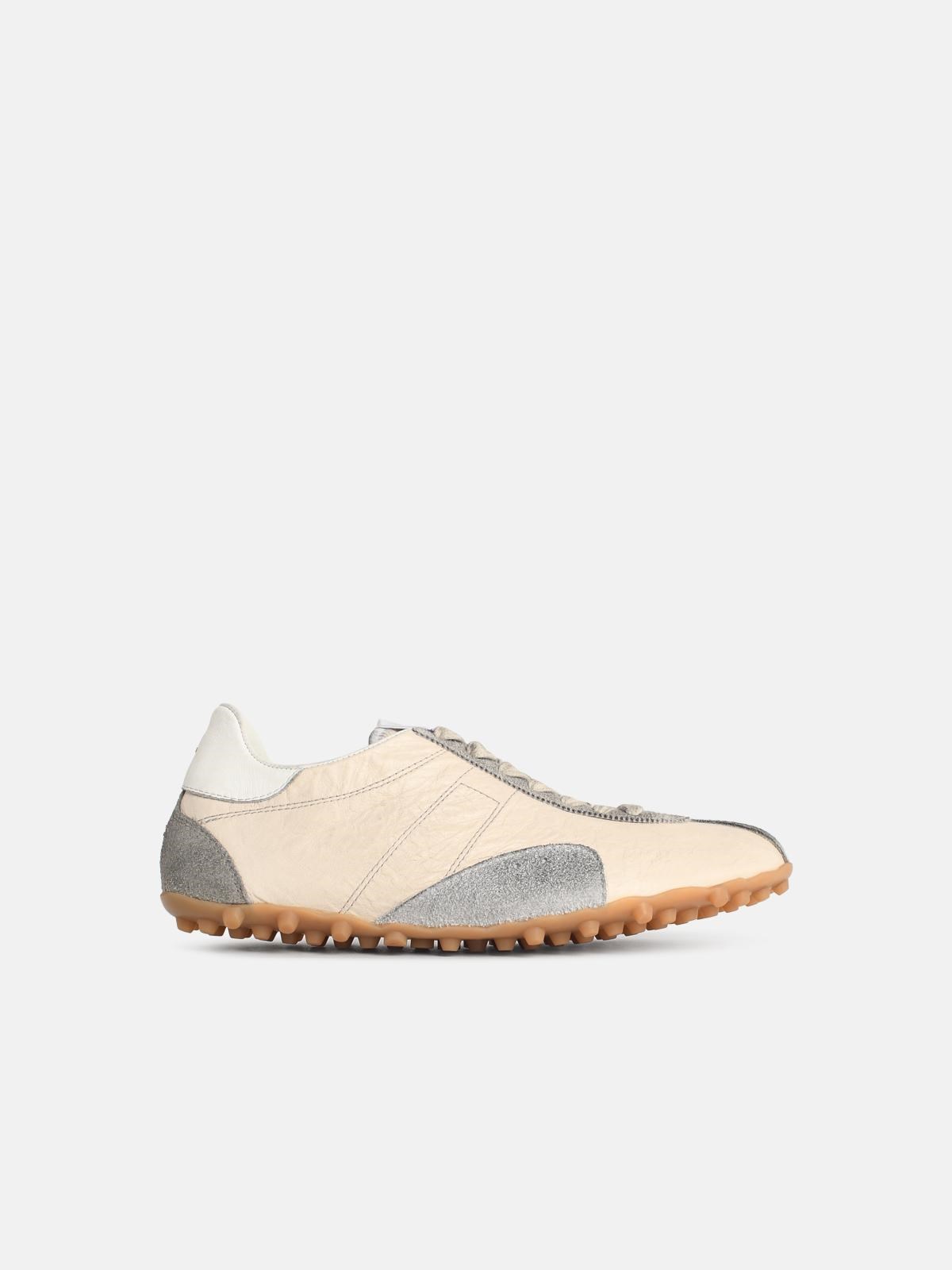 'Sprinters' Ivory Fabric Sneakers