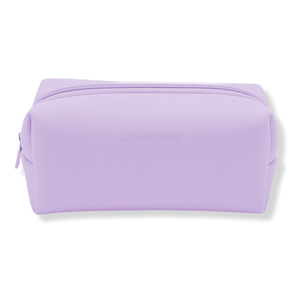 Cosmetic Case with Brush Pouch - Purple