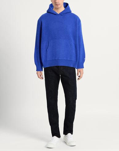 Man Sweater Blue Size S Wool, Polyamide