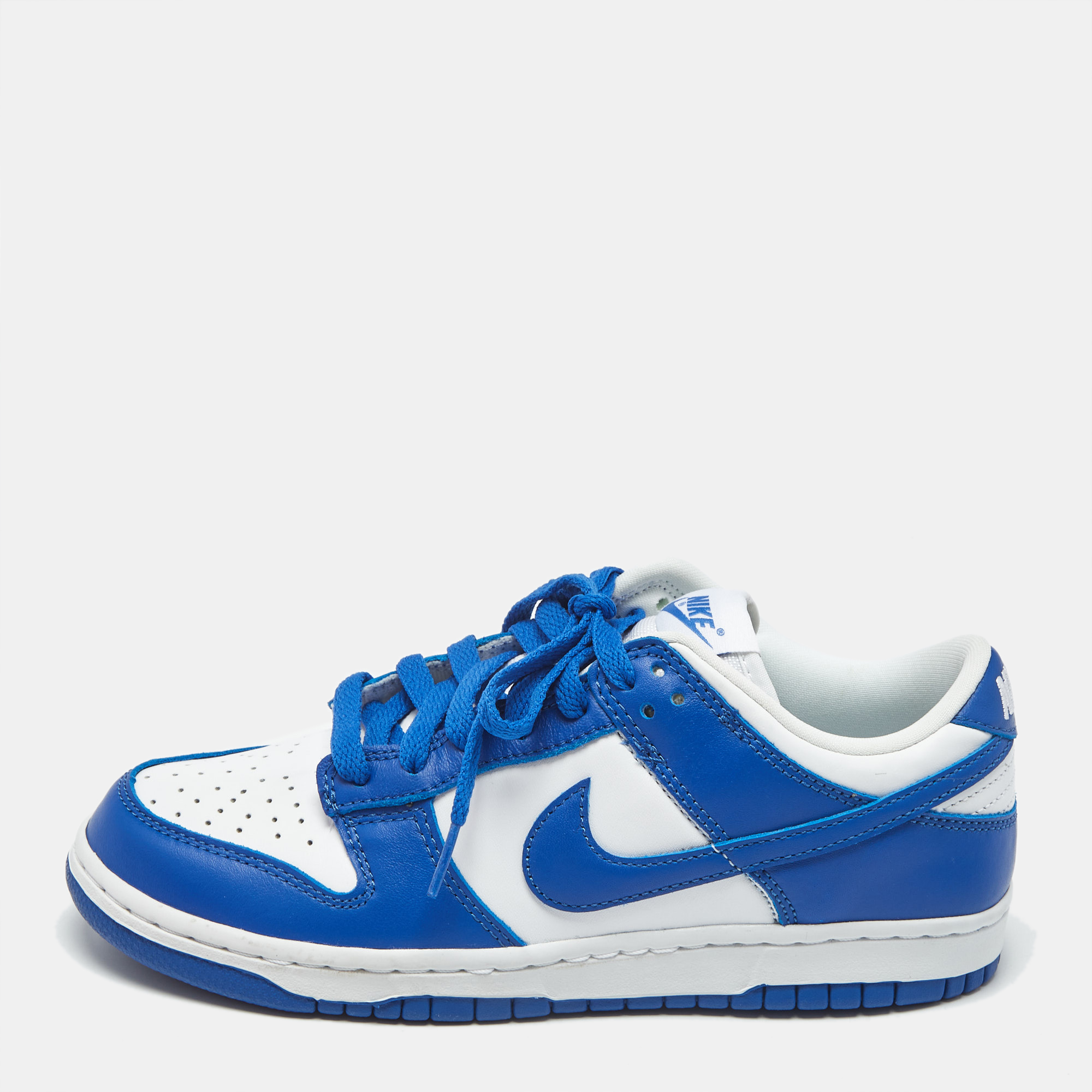 Nike Blue/White Leather Dunk Low SP Kentucky Sneaker