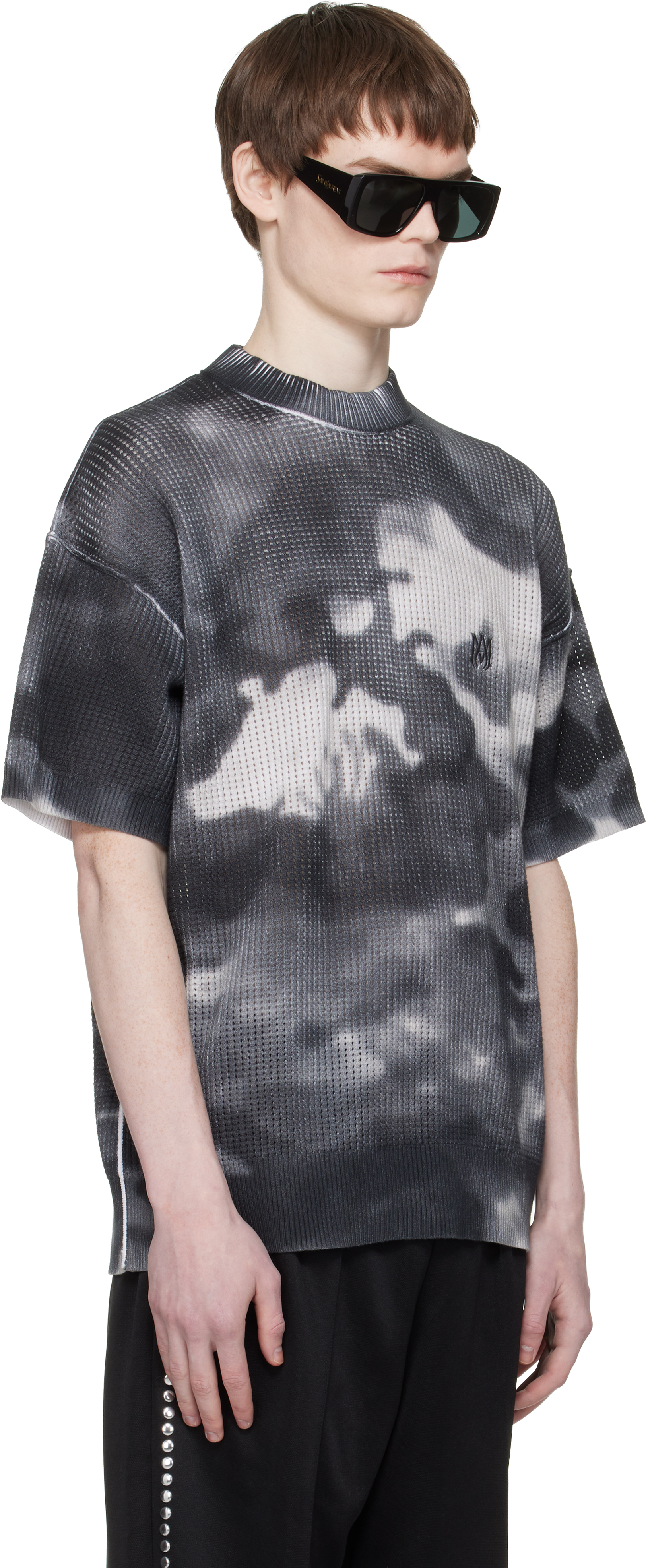 Gray Camo Oversized T-shirt