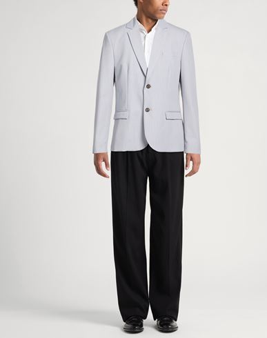 Man Blazer Light grey Size XXL Polyester, Viscose, Elastane