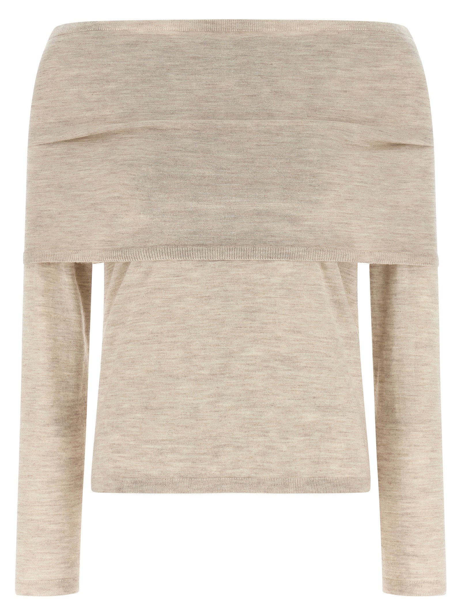 Pure Cashmere Sweater — Beige