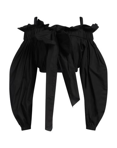Patou Woman Top Black Size 2 Cotton