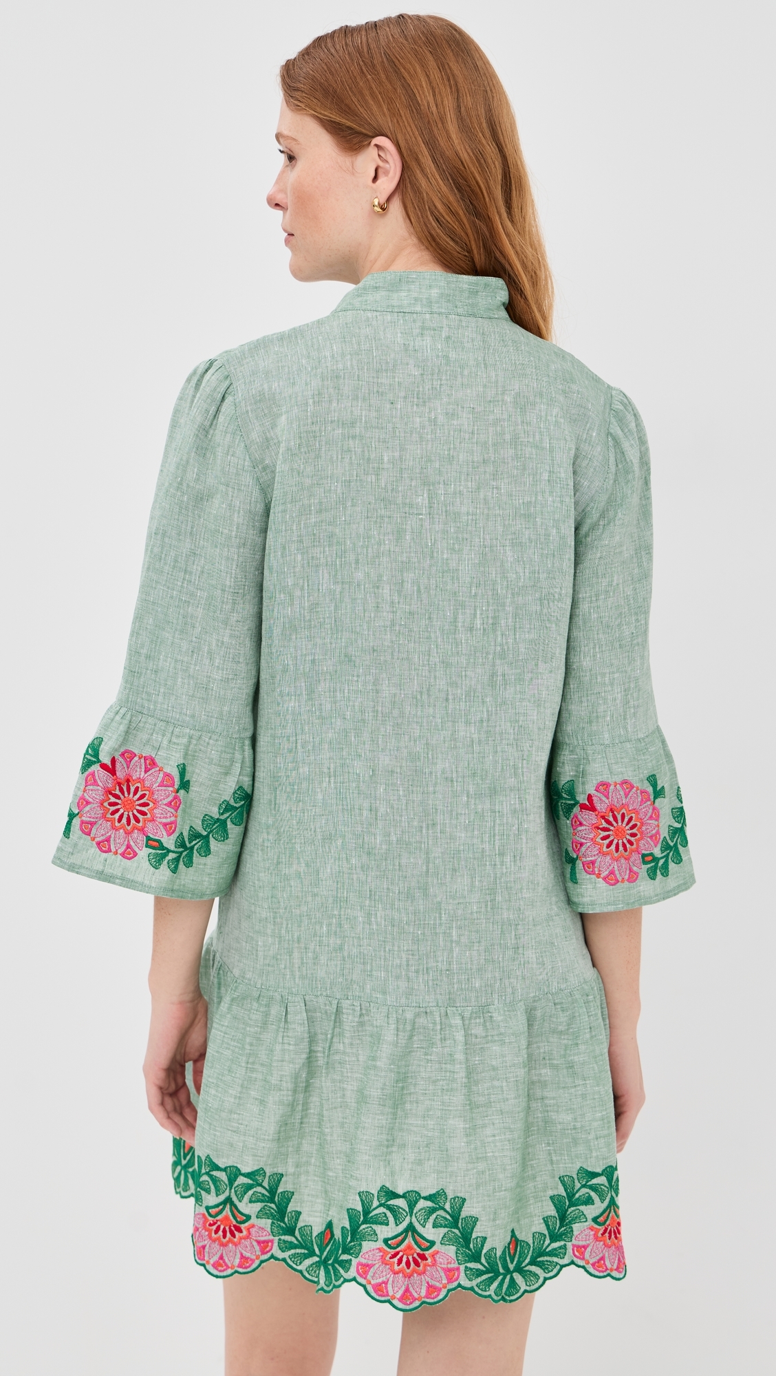 Cumino Dress Fuchsia/Oliva