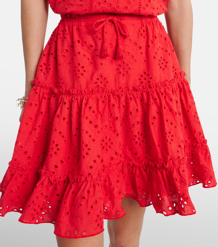 Clara broderie anglaise cotton minidress
