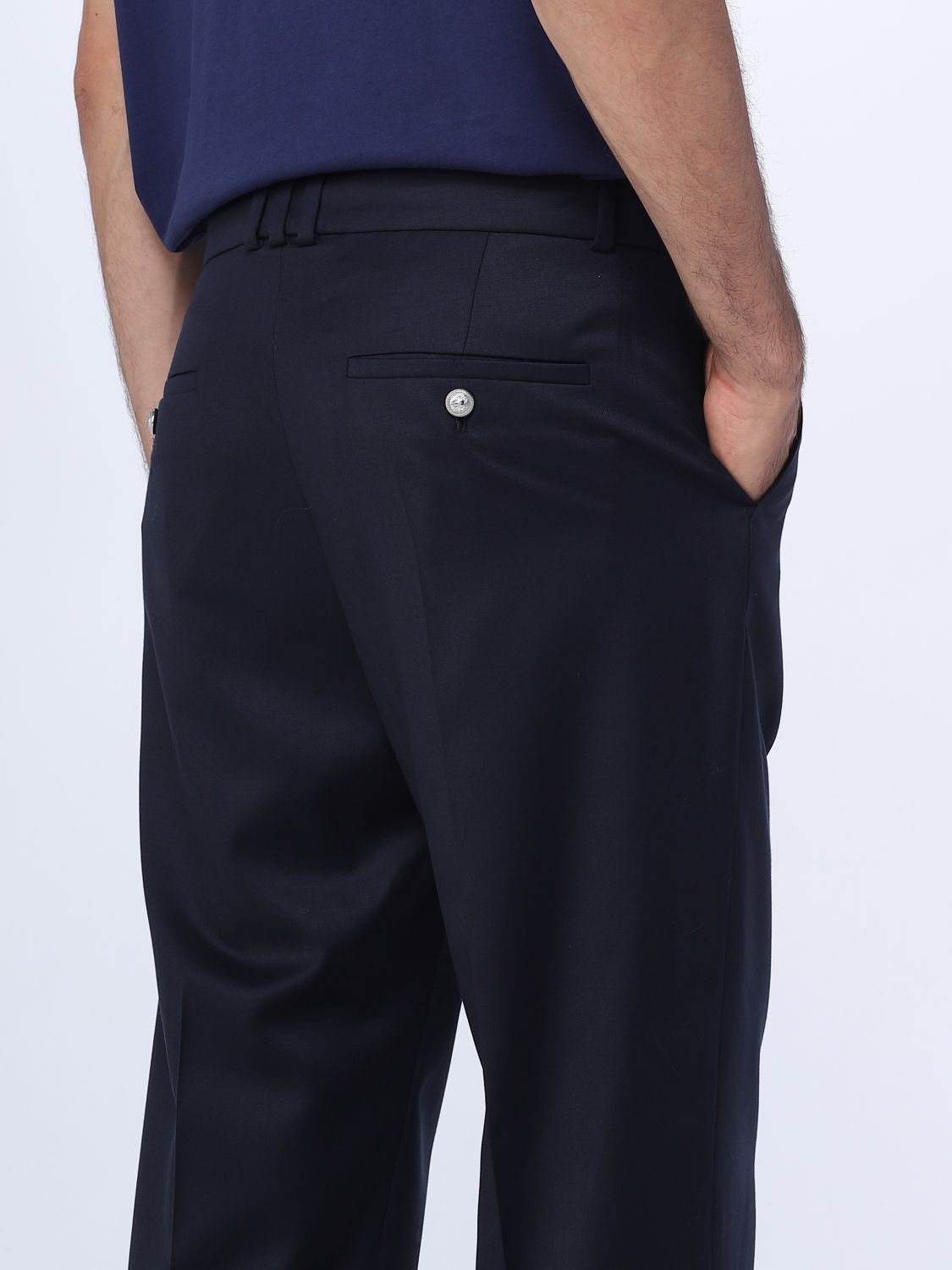 Pants Men color Black