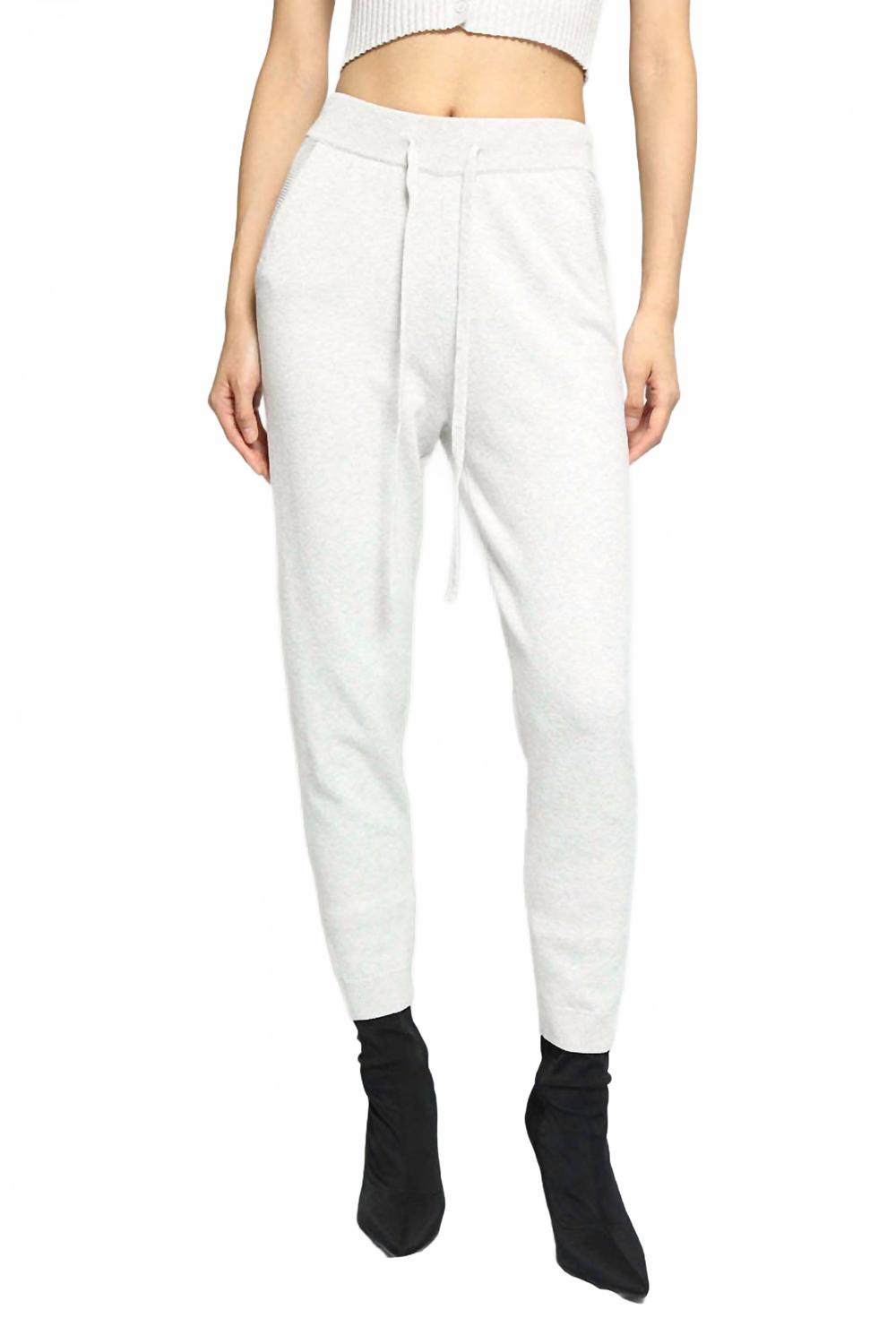 Blended Knit Jogger In Ash
