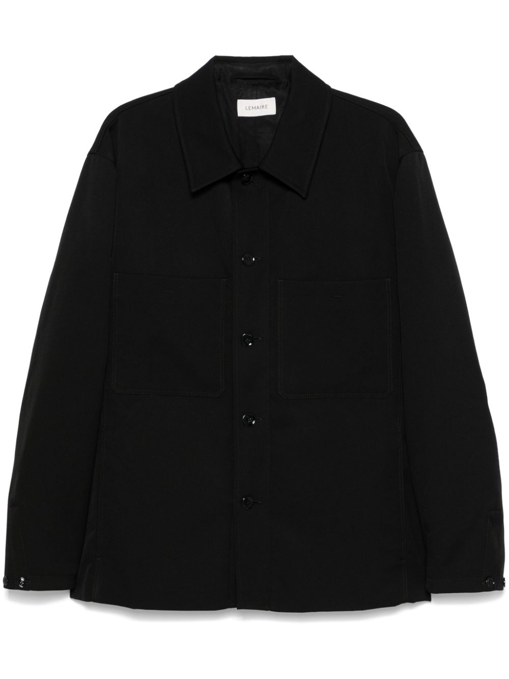 Virgin wool shirt - Black