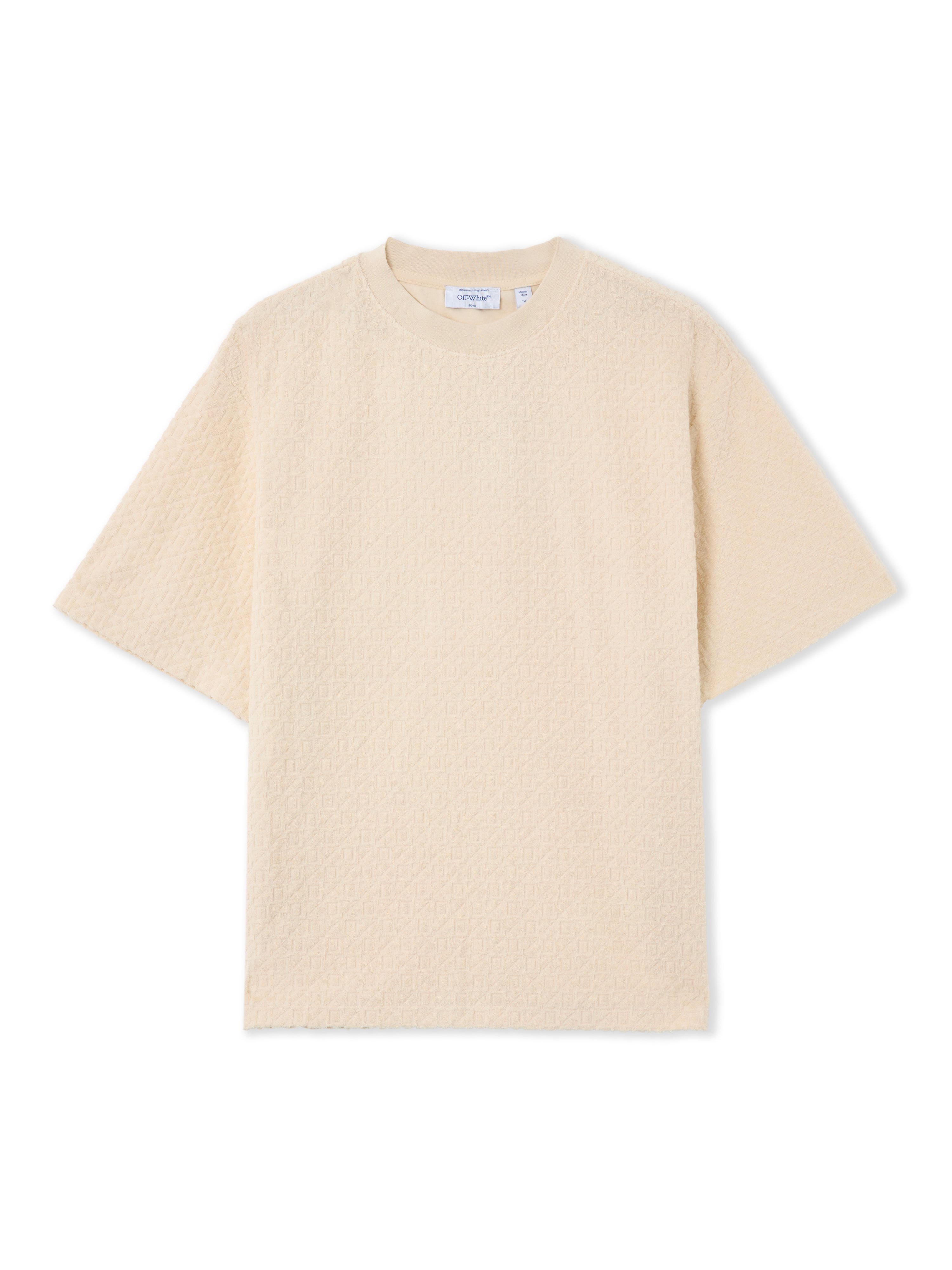 Towel Terry All Over Logo T-shirt - Male T