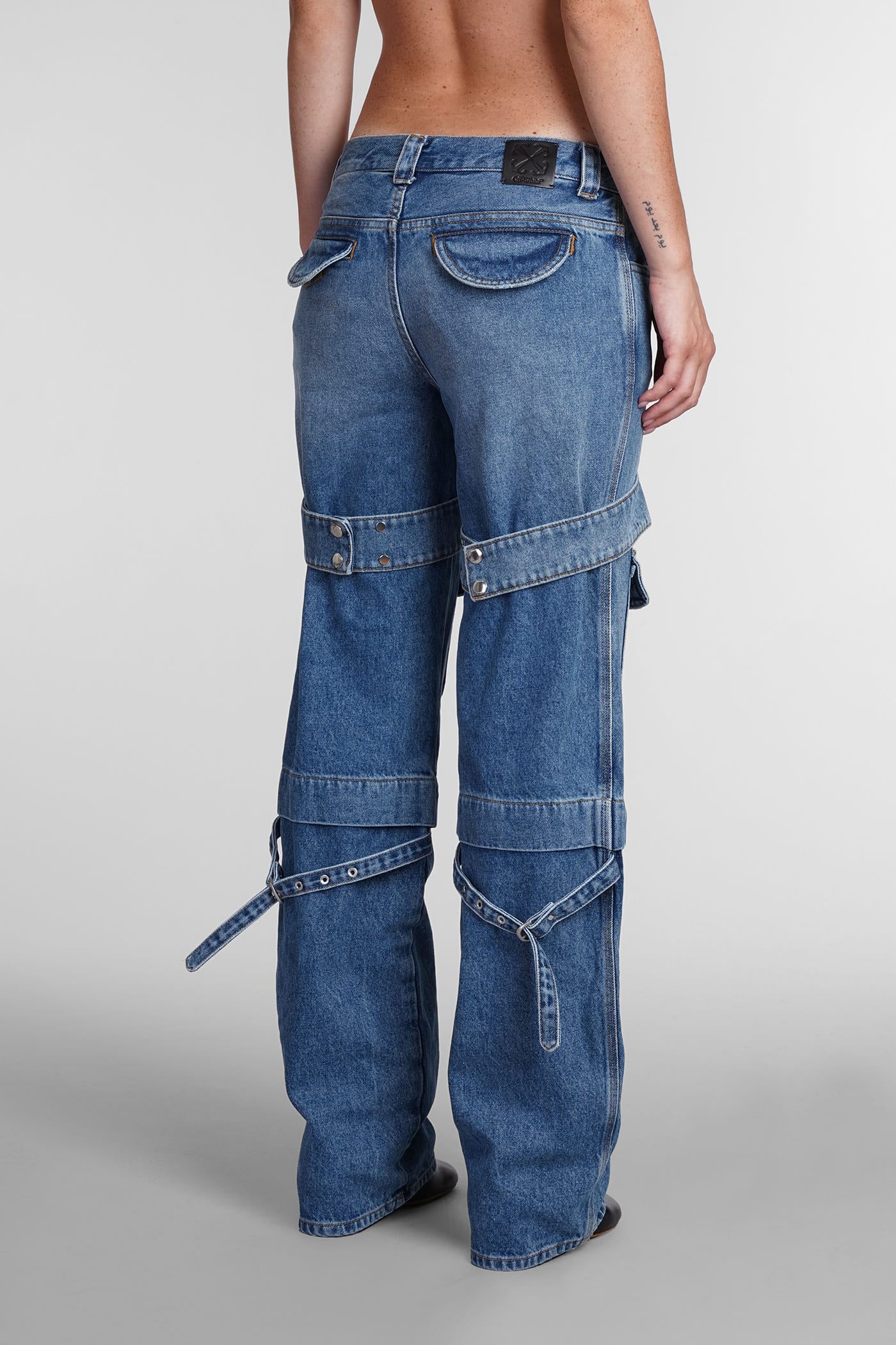 Pants In Blue Cotton