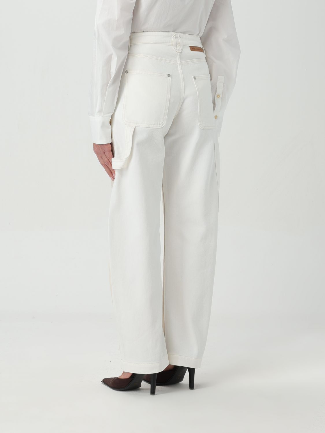 Jeans Woman color White