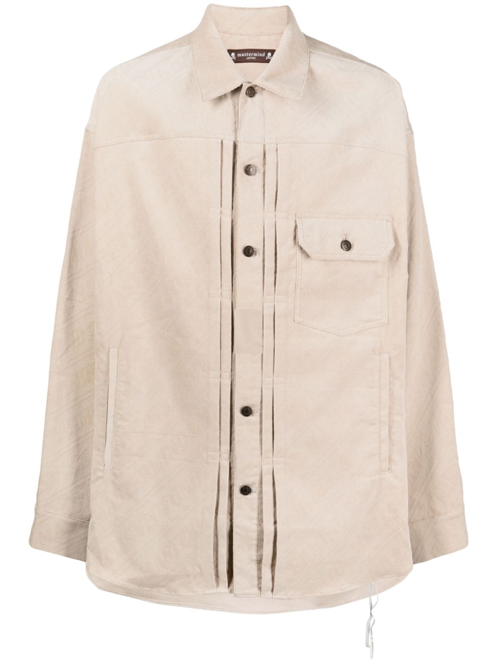 Long-sleeve cotton shirt - Neutrals